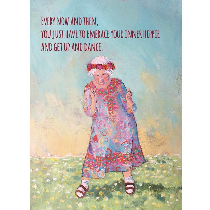 Flower Child Birthday Card
