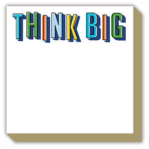 Think Big Blue and Green Mini Luxe Pad