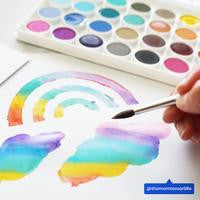 lil' watercolor paint pods