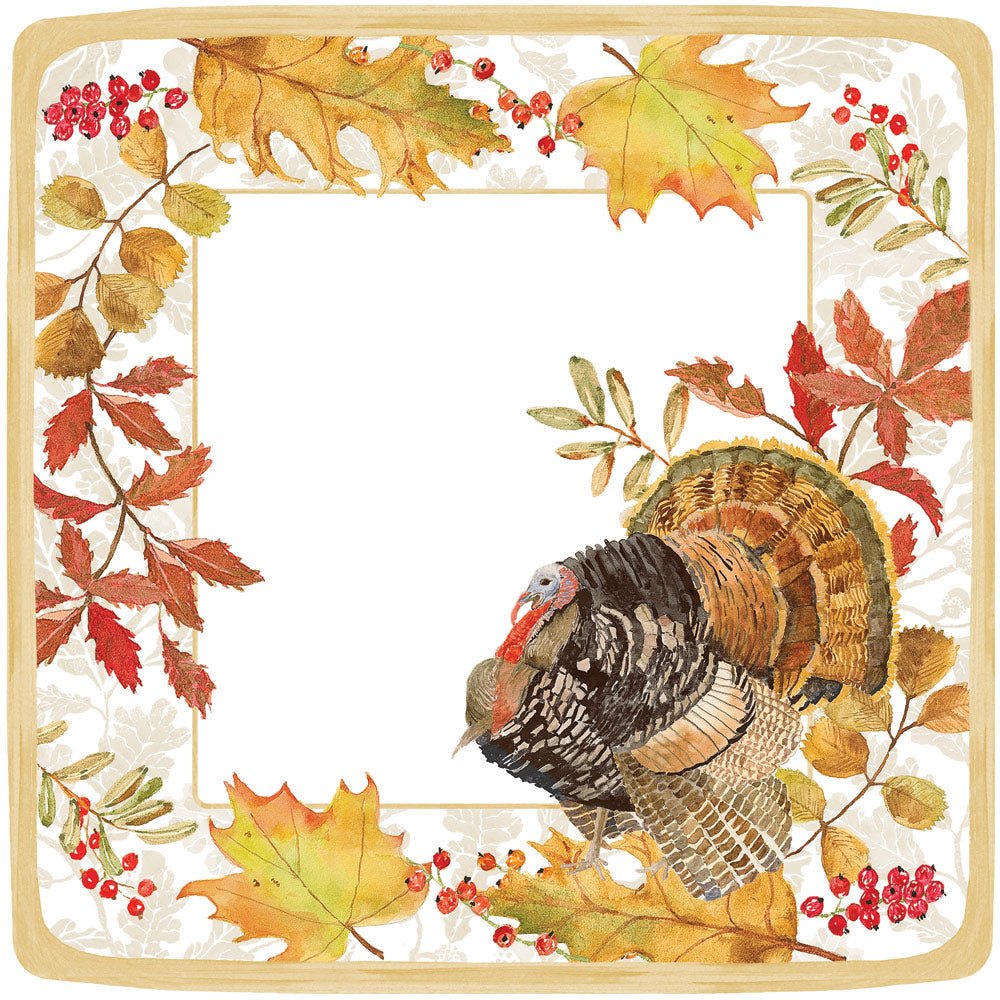 Woodland Turkey Dinner Plate