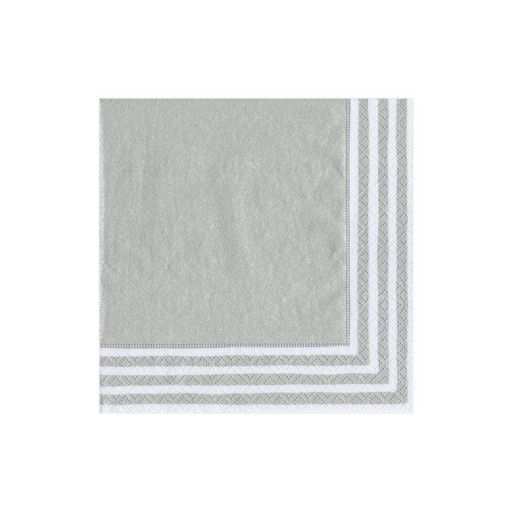 Border Stripe Cocktail Napkins