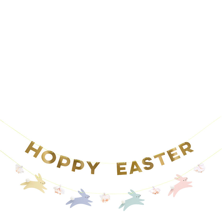 Pastel Hoppy Bunny Garland