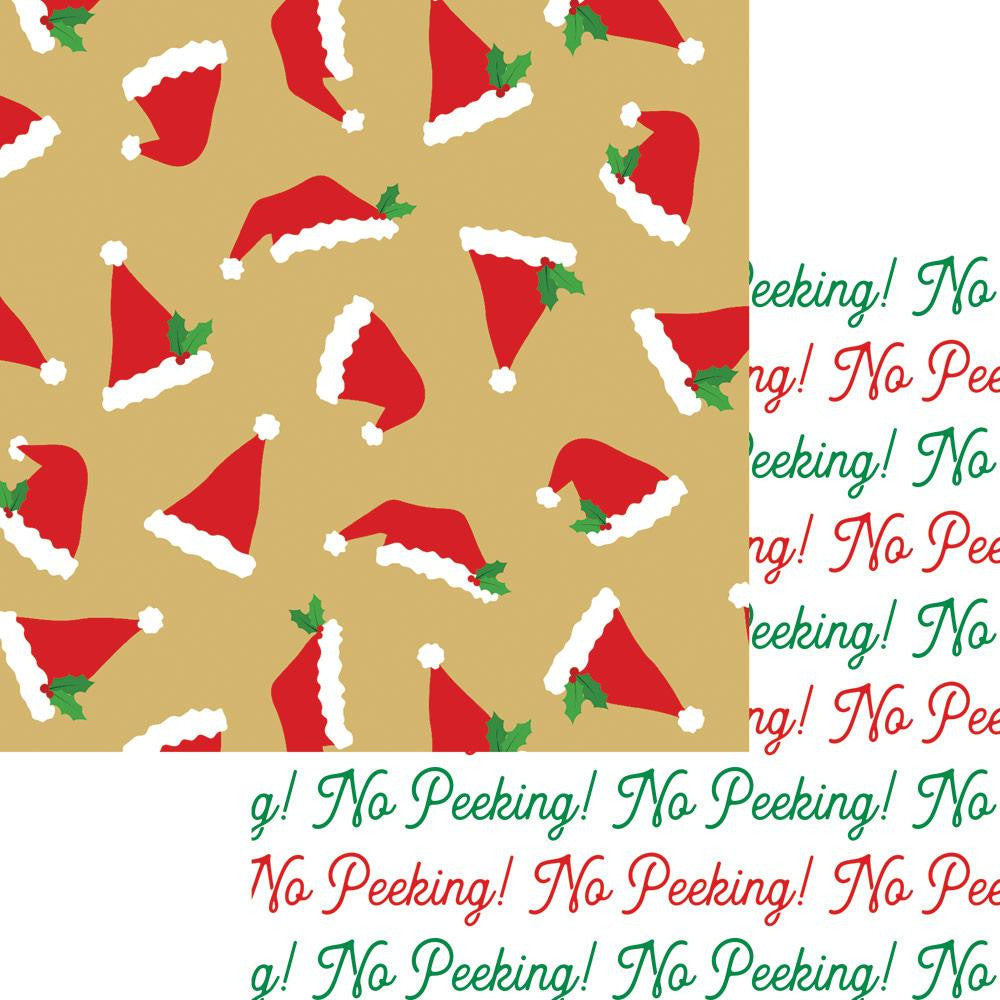 Santa Hat Toss Gift Wrap