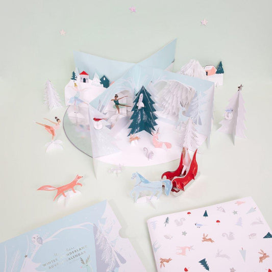 Winter Wonderland Paper Craft Advent Calendar