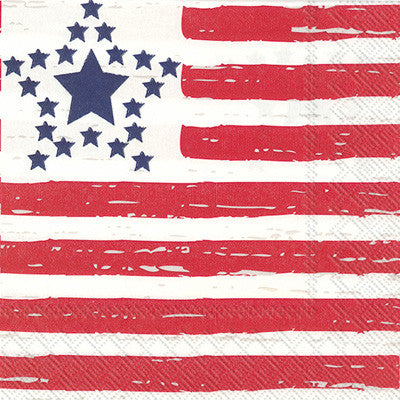 Distressed Flag Luncheon Napkin