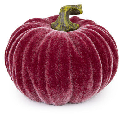 Medium Velvet Pumpkin - Burgundy