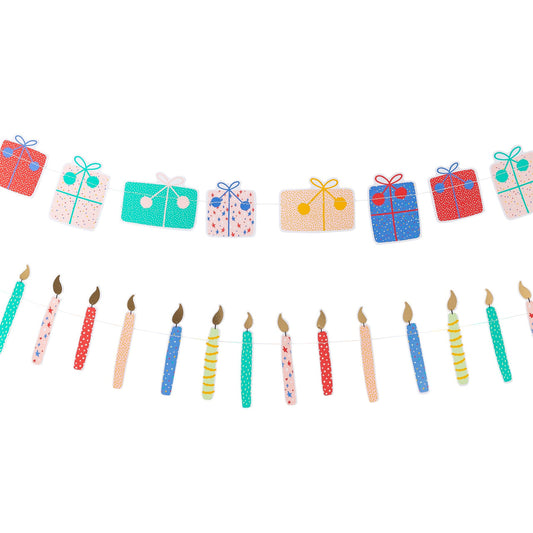 Presents and Candles Banner Set