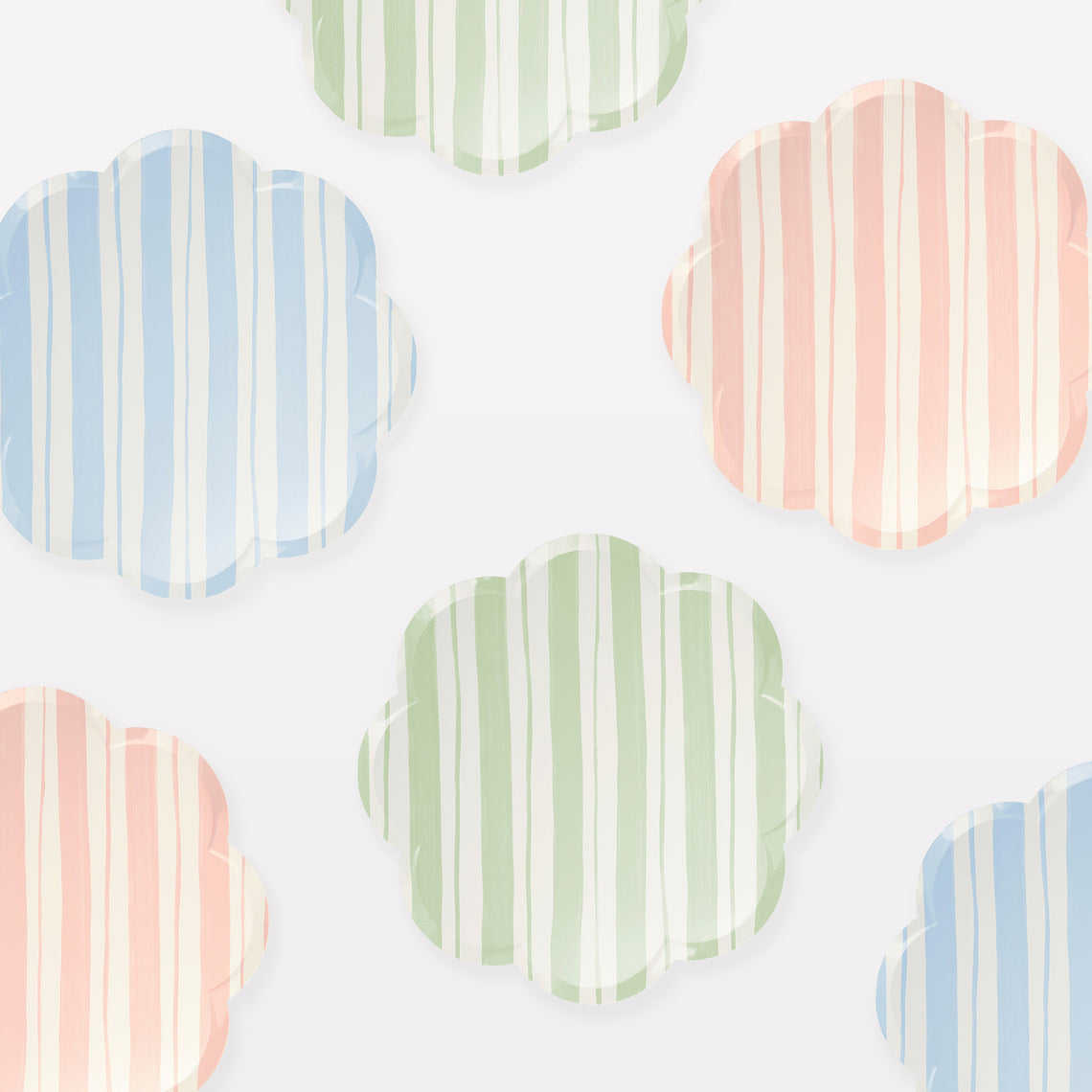 Ticking Stripe Side Plates