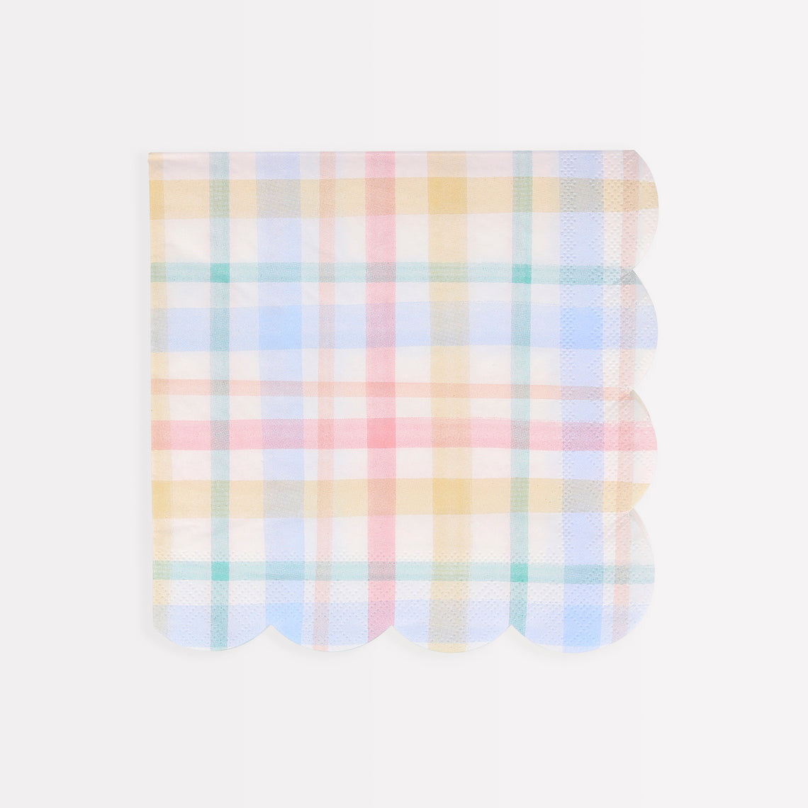 Plaid Pattern Large Napkin