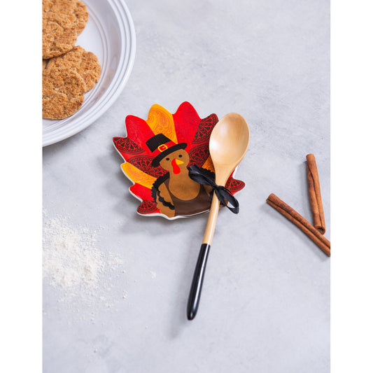 Ceramic Turkey Spoon Rest