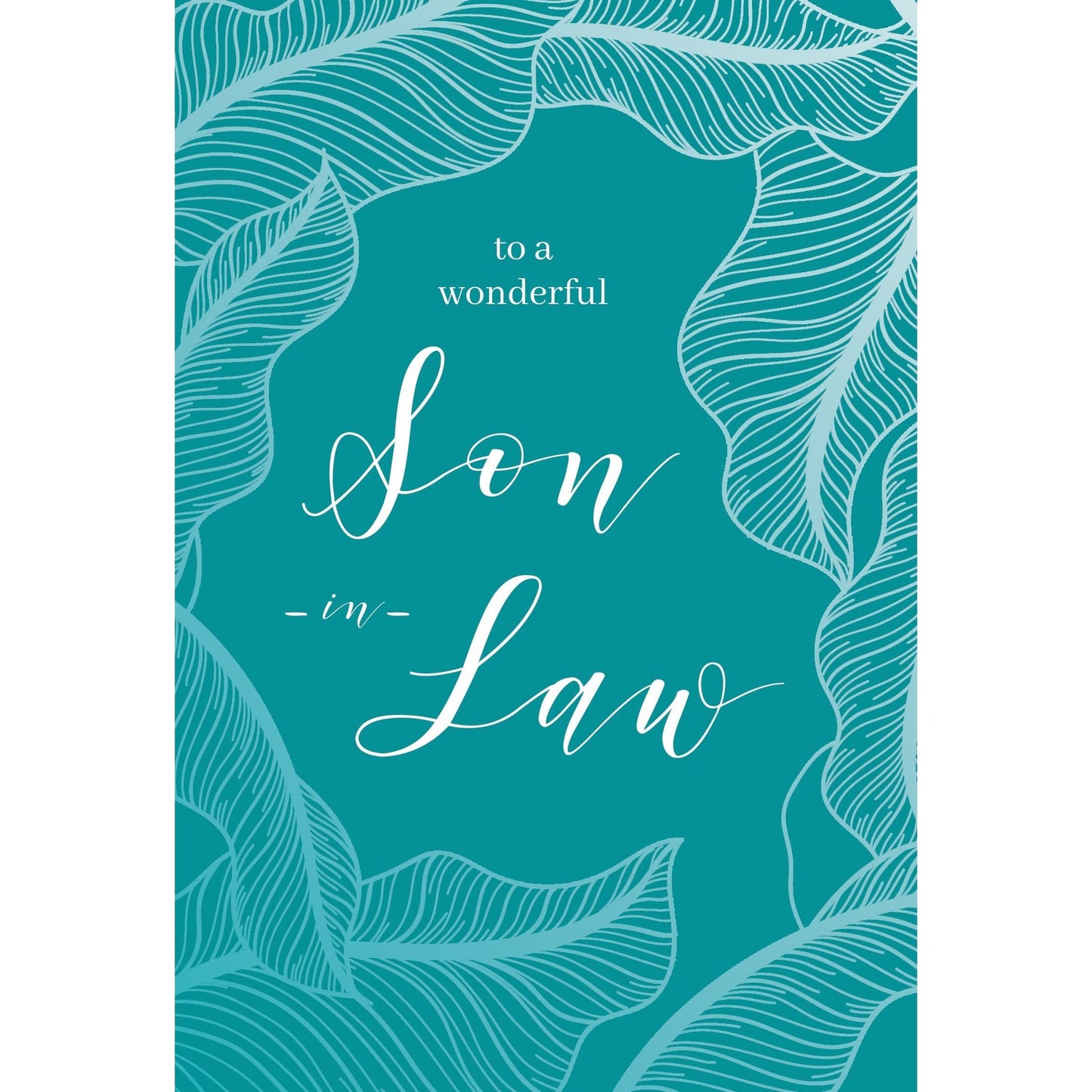 Birthday Son In-Law Card Broad Leaves