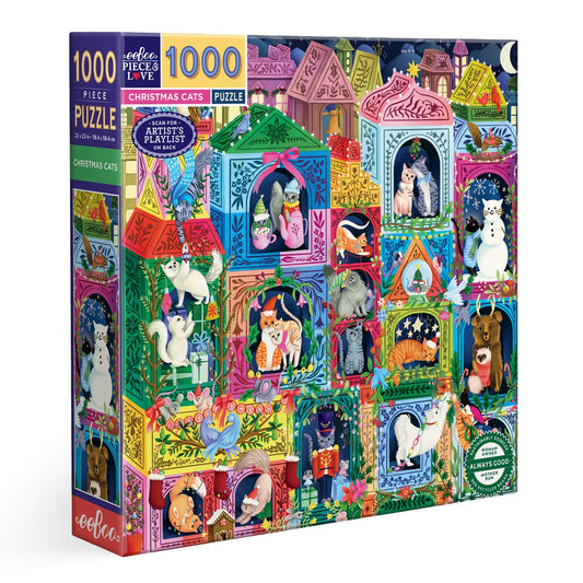 Christmas Cats 1000 Piece Puzzle