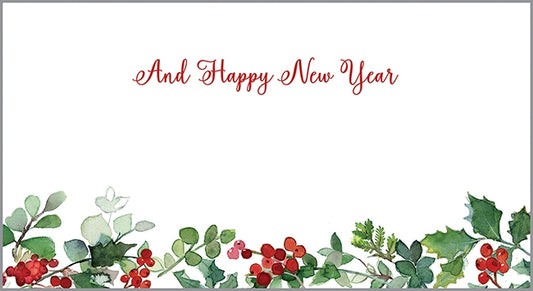 Money Gift Card Holder- Christmas Holiday Berries