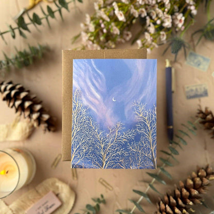 May Angels Watch Over You — Thank you, Encouragment, Sympathy Card: Eco-friendly card pocket
