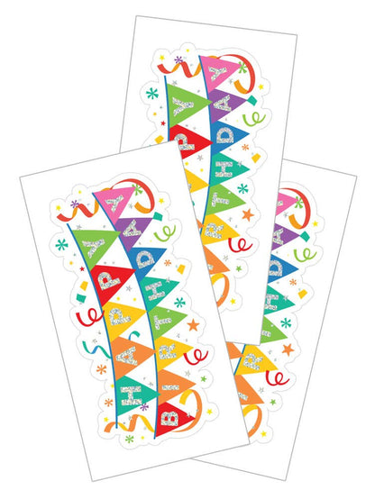 Decorative Stickers - Happy Birthday Banners