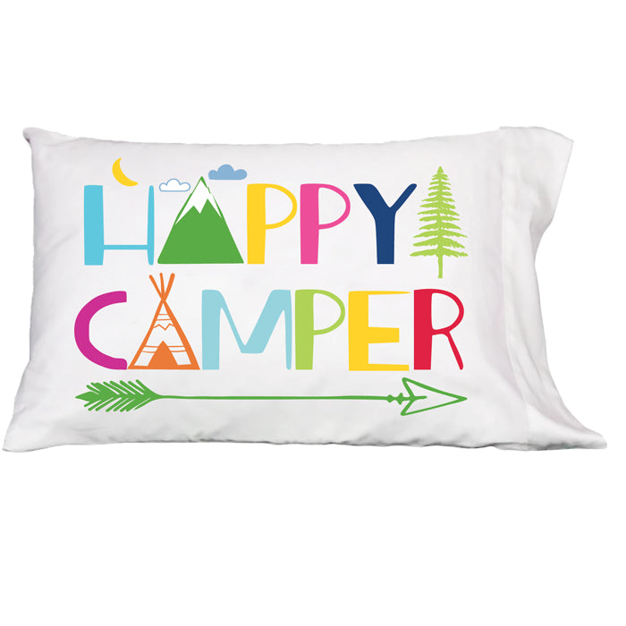 HAPPY CAMPER PILLOWCASE