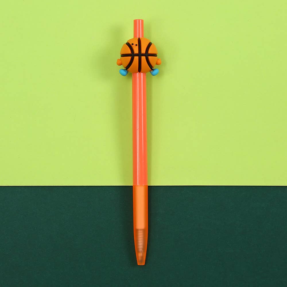 Sports Ball Game Retractable Gel Pen