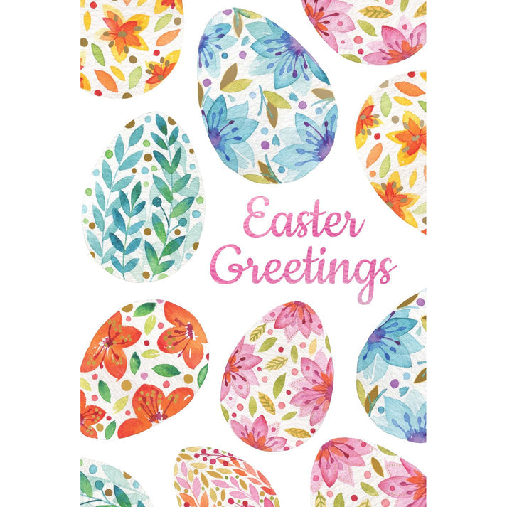 Painted Eggs Easter Card