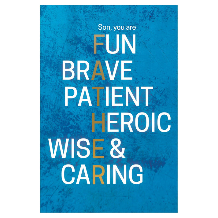 Father Keywords Father's Day Card for Son