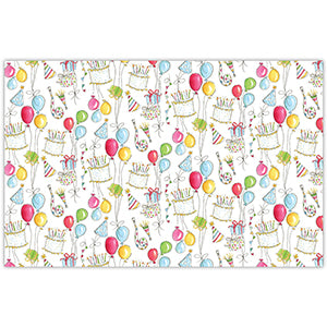 Birthday Icons Pattern Placemat