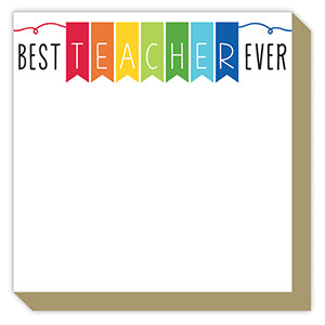 Best Teacher Ever Mini Luxe Notepad