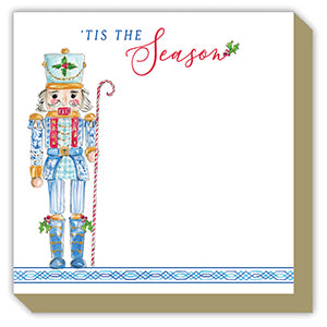 Tis The Season Chinoiserie Nutcracker Luxe Notepad