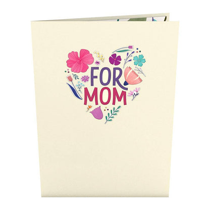 Mother's Day Basket Card, 5x7" Pop-up card, Flower