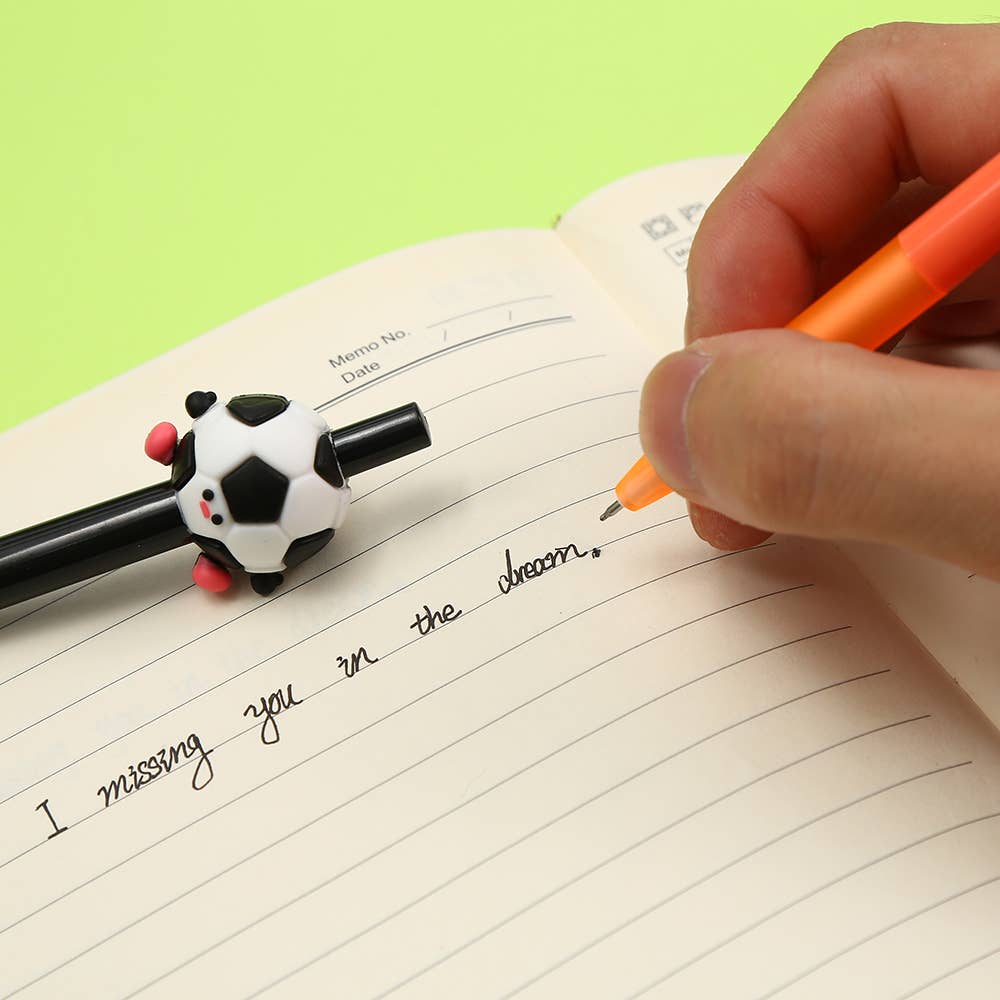 Sports Ball Game Retractable Gel Pen