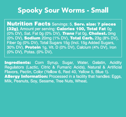 Spooky Sour Gummy Worms