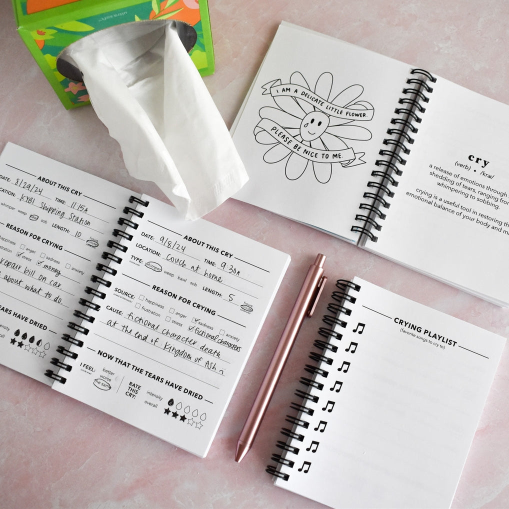 I Feel Things Deeply | Mini Crying Log Journal
