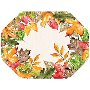 Autumn Leaves Posh Die-Cut Placemat