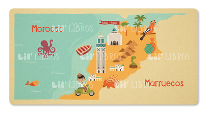 Around the world with / Alrededor del mundo con Cantinflas (Bilingual: English and Spanish)