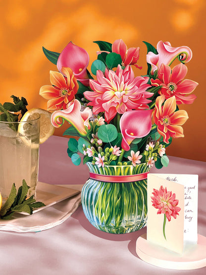 Dear Dahlia Pop-up Greeting Card