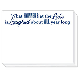 What Happens At The Lake Is Laughed About All Year Long Mini Slab Pad
