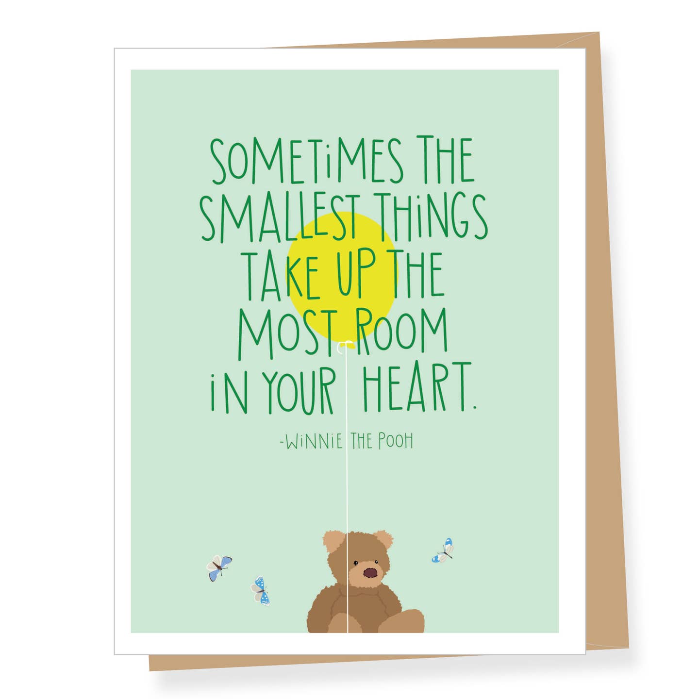 Smallest Things New Baby Greeting Card