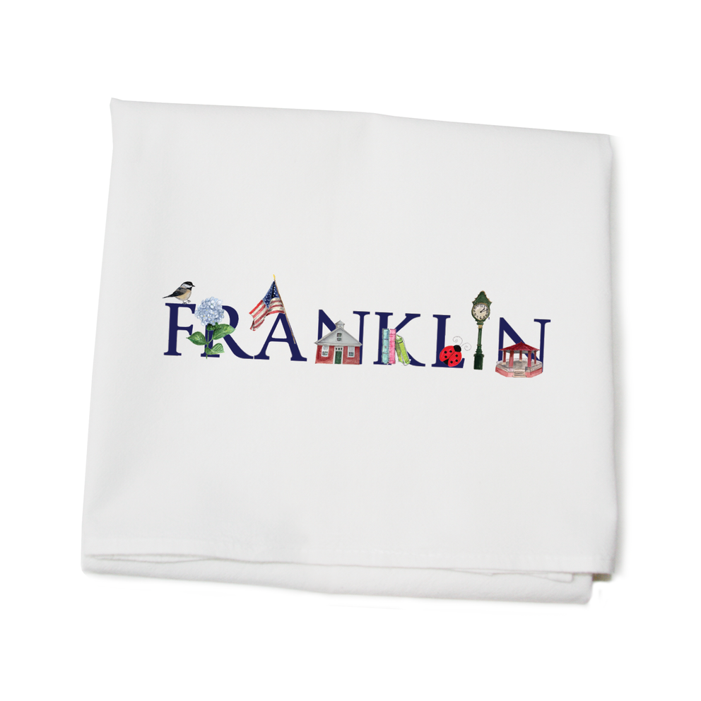 Franklin flour sack towel