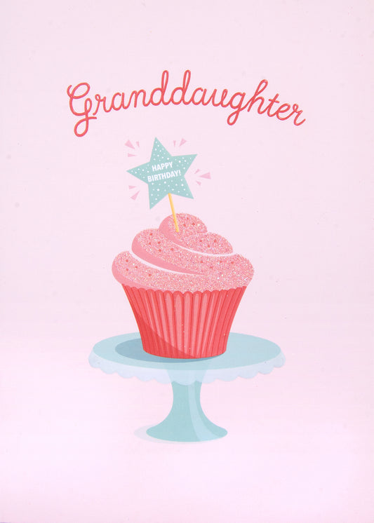Granddaughter Cupcake Greeting Card