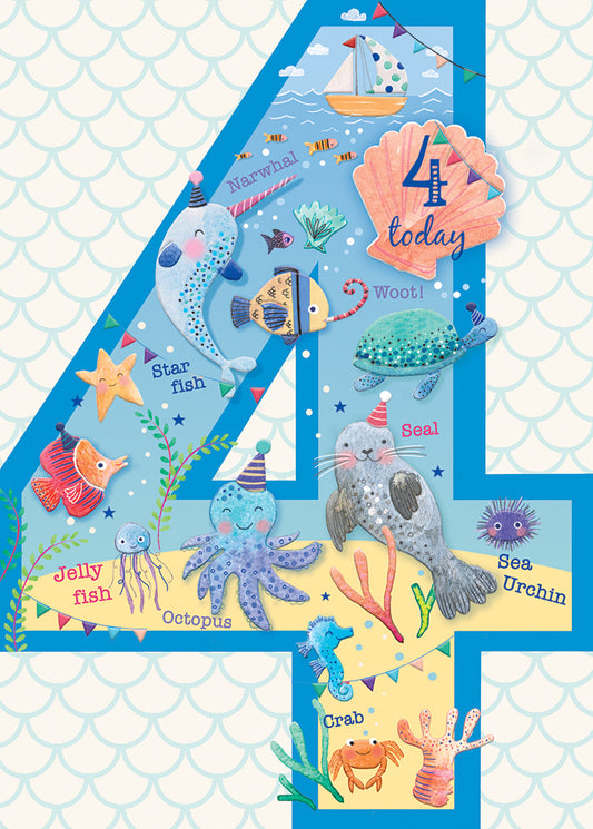 4-Underwater Greeting Card