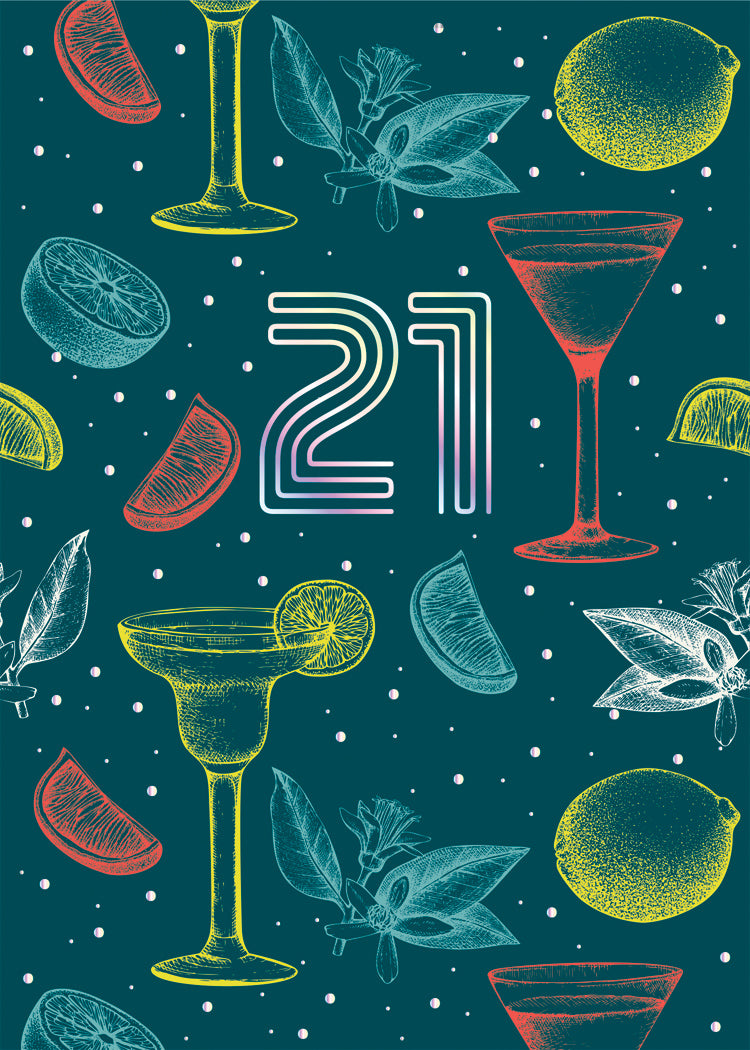 Your 21st Birthday Greeting Card