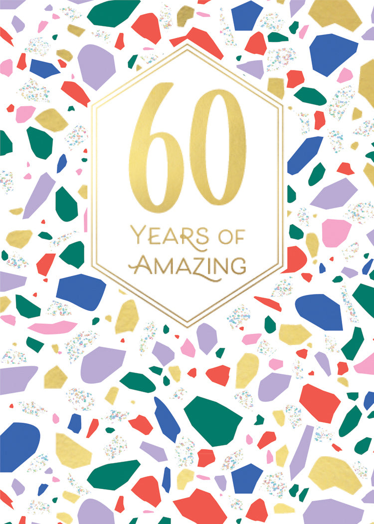 Amazing 60 Greeting Card