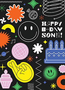 Tween Icons Bday Greeting Card