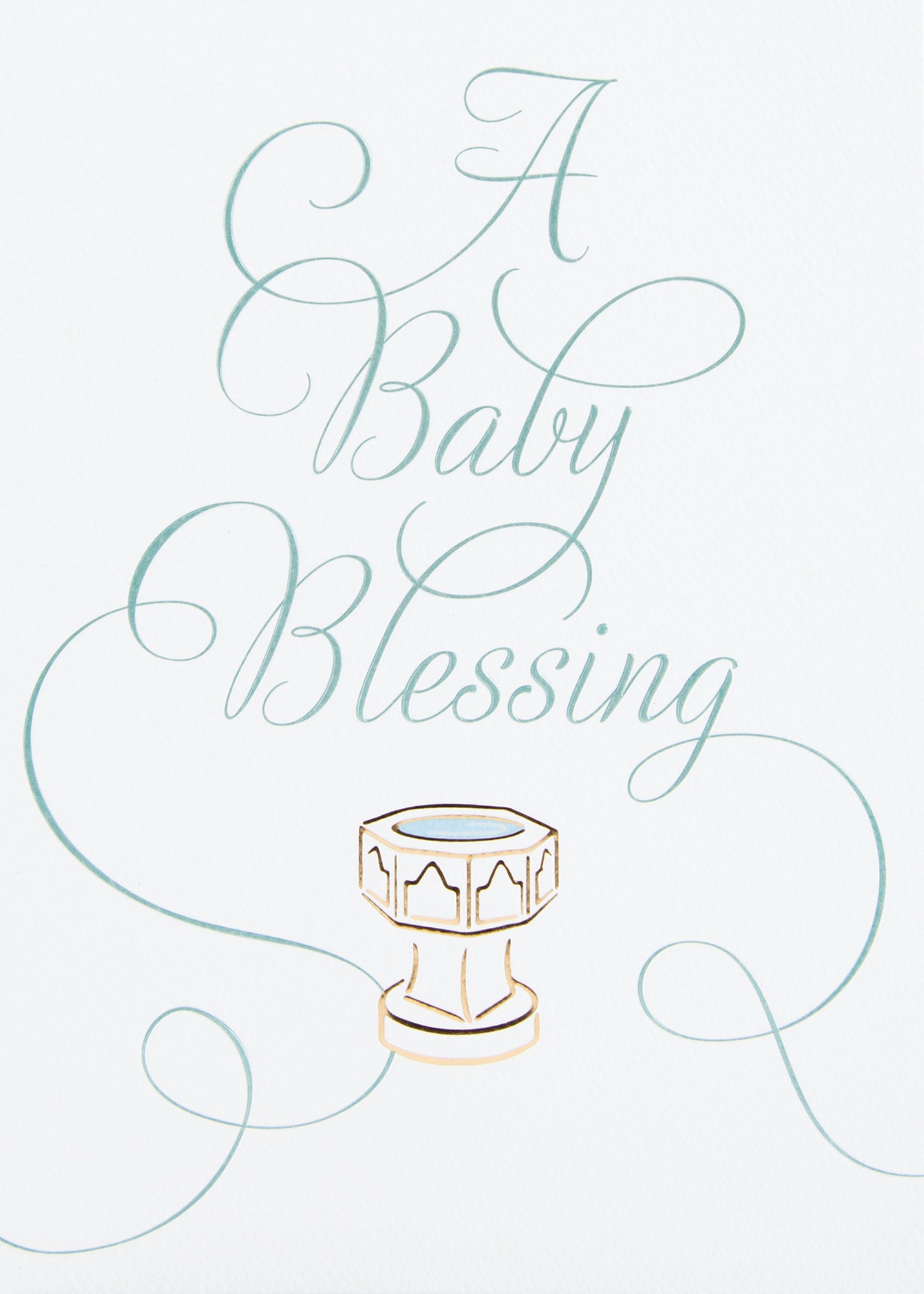 A Baby Blessing Greeting Card