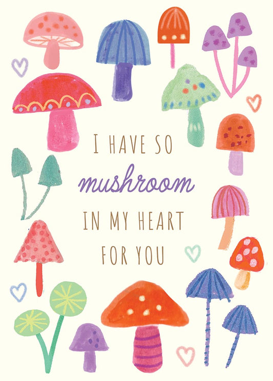 Mushroom Love Greeting Card