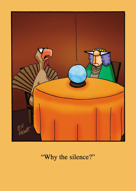 Turkey Women and Crystal Ball Greeting Card