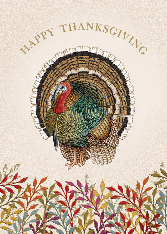 Foliage And Feathers Greeting Card