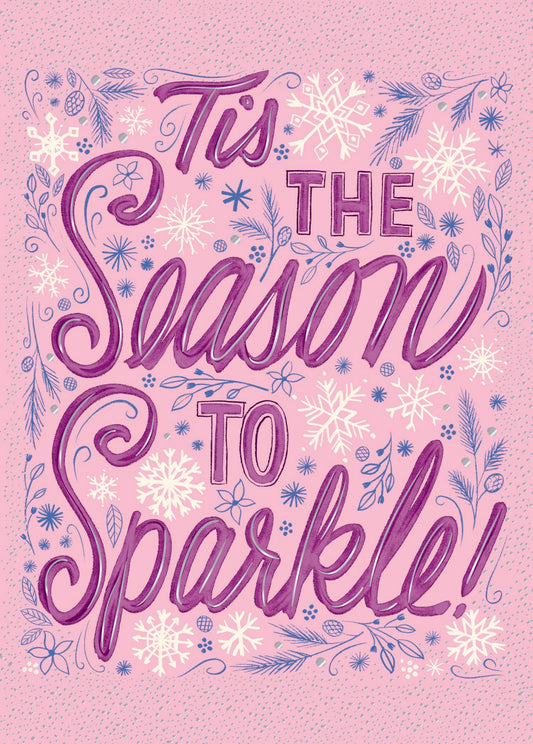 Season to Sparkle Greeting Card