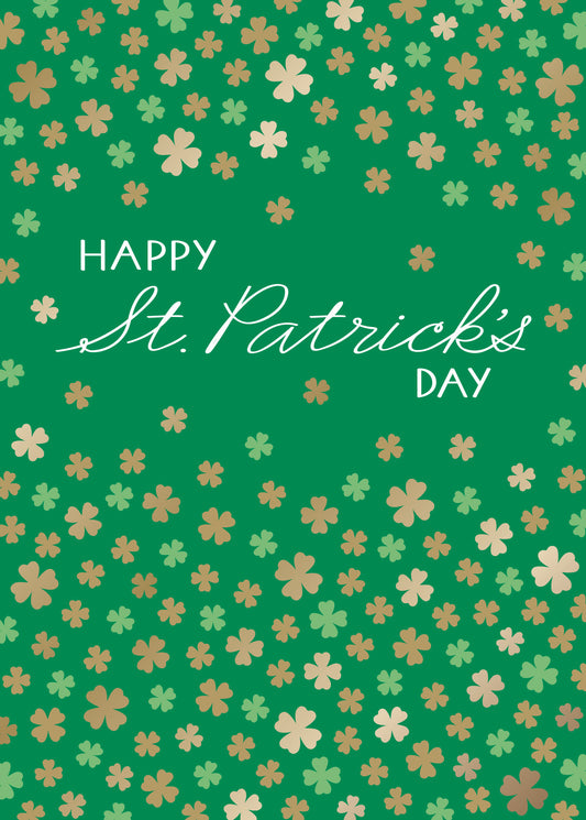 Shamrock Sparkle Greeting Card