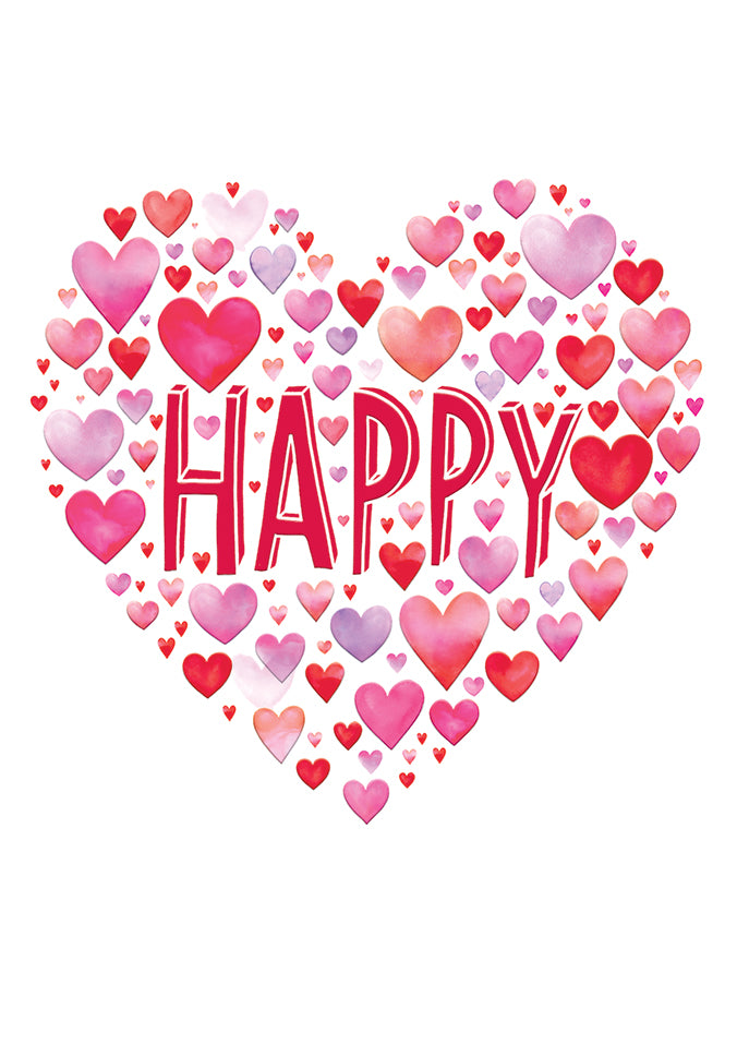 Bunch of Hearts Greeting Card