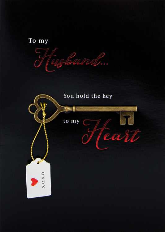 Key to My Heart Greeting Card