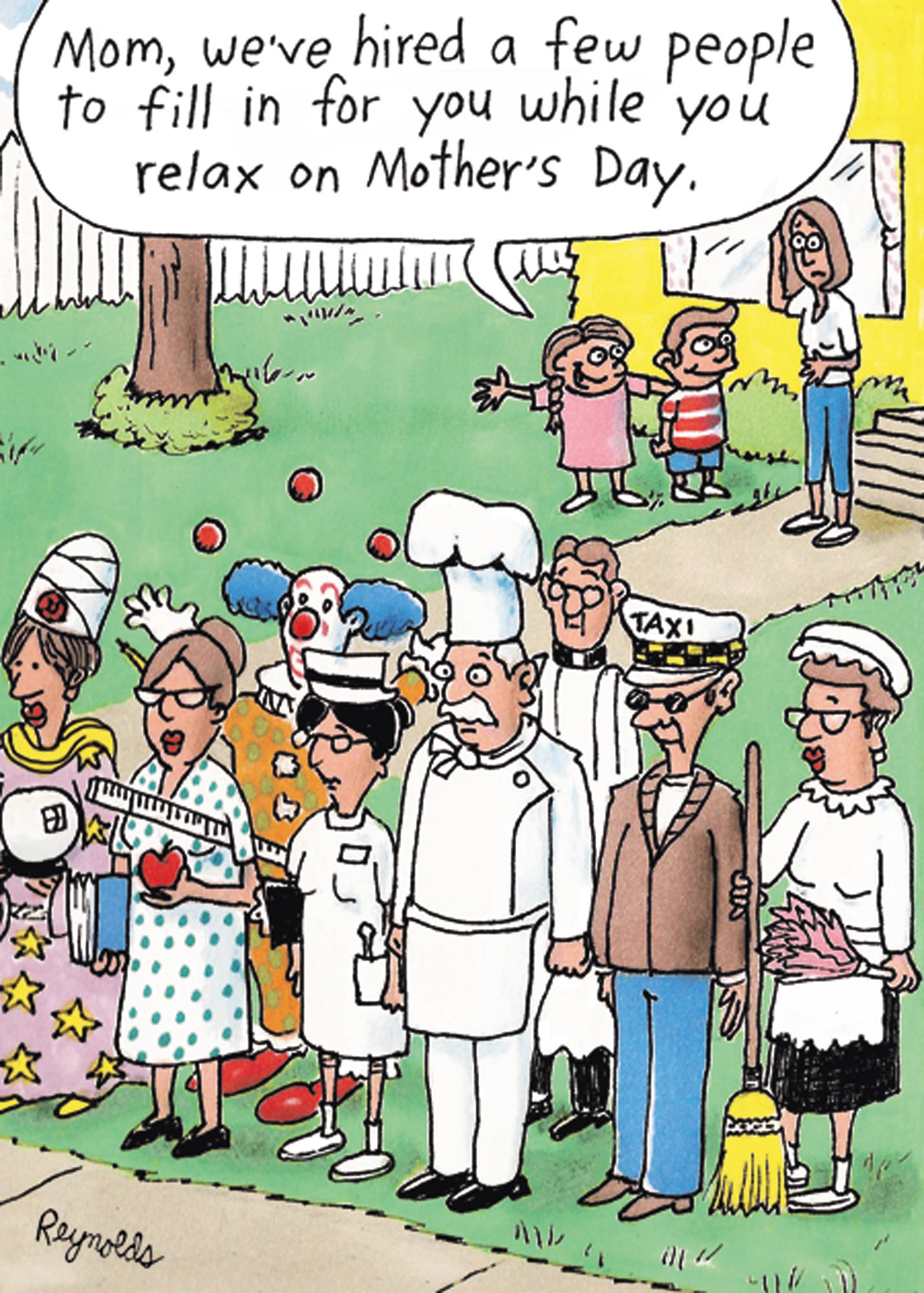 People to Fill-In Greeting Card